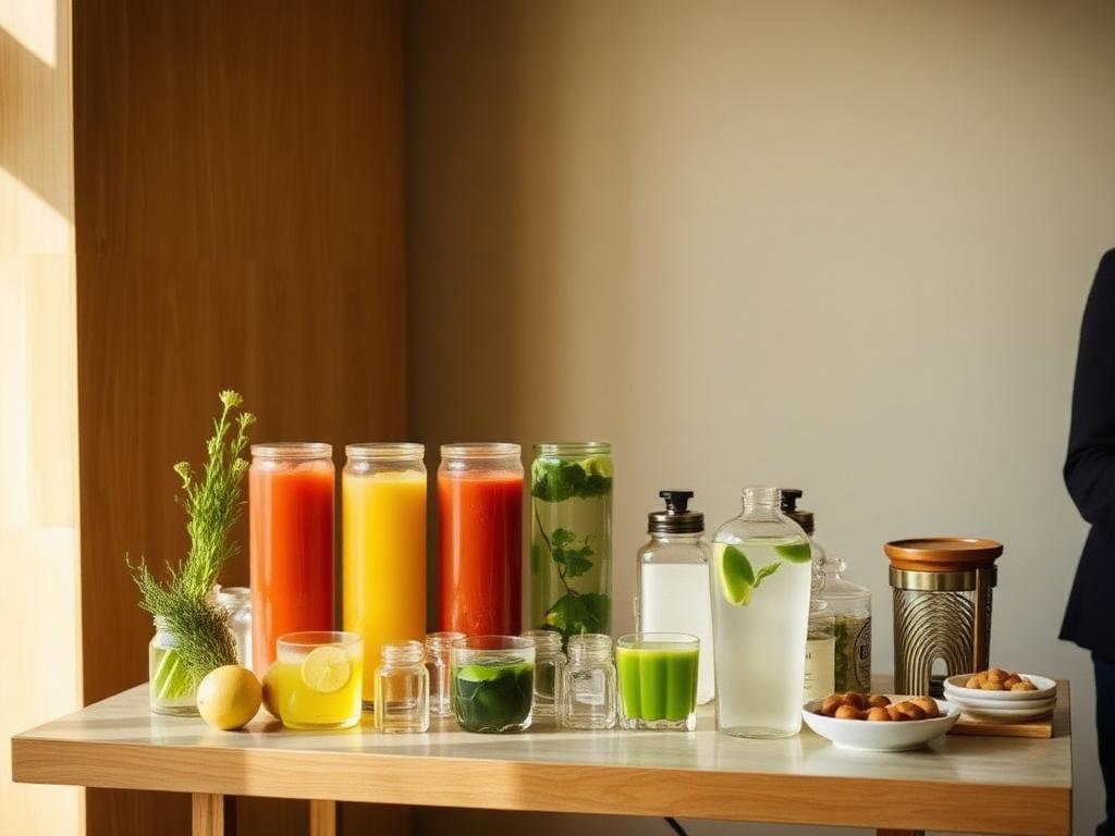 Comida e hidratación